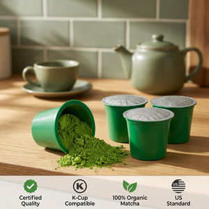 Capsules de Matcha en Gros Compatibles avec les Machines Keurig – Diverses Qualités, Prise en Charge de la Personnalisation de la Marque et de la Conception, Approvisionnement - Product Image 1