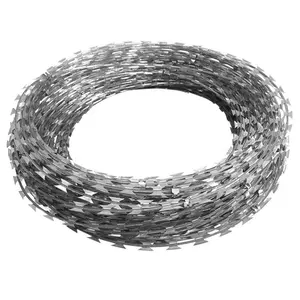 Manufacturer 12X12 BWG single electro galvanized steel wire barbed wire