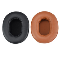 Penutup telinga Headphone pengganti asli bantalan telinga kulit domba bantalan telinga untuk Audio Technica ATH-MSR7 M50X M20 M40X M40 SX1