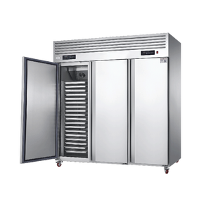 1600L 3 Door Standing Commercial <b>Freezer</b> Large Capacity SingleTemperature Stainless Steel Refrigerator BD1600L3FKS Upright Freez - Product Image 3