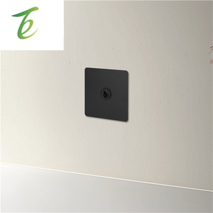 Prises EU noires avec interrupteurs à bascule de charge USB gradateur d'intérieur levier en laiton prise murale prise bouton poussoir panneaux muraux - Product Image 3