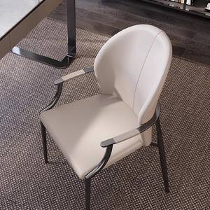 Table à manger de salon haut de gamme, cadre en acier, table à thé, chaise de négociation, chaise <span class=keywords><strong>d</strong></span>'hôte, coiffeuse, chaises à coussin moelleux - Product Image 1