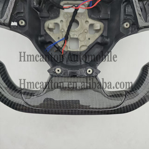 Hot New Product Perforated Leather Carbon Fibre Heating <b>Steering</b> <b>Wheel</b> <b>for</b> Chevrolet Camaro Car <b>Steering</b> <b>Wheel</b> - Product Image 3