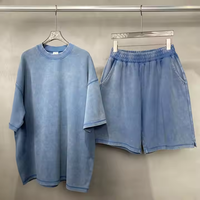 Kaos Katun 100% Acid Wash dari Produsen OEM, Gaya Streetwear Hip Hop, Logo Dapat Disesuaikan, Desain Vintage Oversize Polos