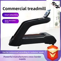 Tapis roulant intelligent avec écran couleur pour la perte de poids et la réduction de graisse, équipement de fitness aérobie d'intérieur pour la maison et usage commercial
