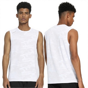 Camiseta Deportiva sin Mangas para Hombre, Estilo Militar, Tejido Ecológico, con Logotipo Personalizado, para Entrenamiento, Gimnasio, Running, Tallas Grandes - Product Image 3