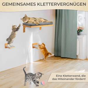Großhandel: Luxuriöses Katzenmöbel aus Holz – Kletterregal mit vier Stufen, Kratzbaum, Bett und Versteckhaus für Katzen - Product Image 3