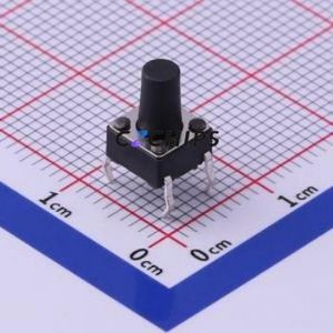 UK-B0202-G9-160 Tactile Switch Through hole-4P,6x6mm Switch Single Pole Single Throw Round Button 1.6N Through Hole - Product Image 1