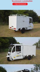 Tricycle électrique entièrement fermé, carrosserie de type boîte, capacité de charge de 400 kg, vitesse de 30 km/h, homologué aux normes nationales - Product Image 6
