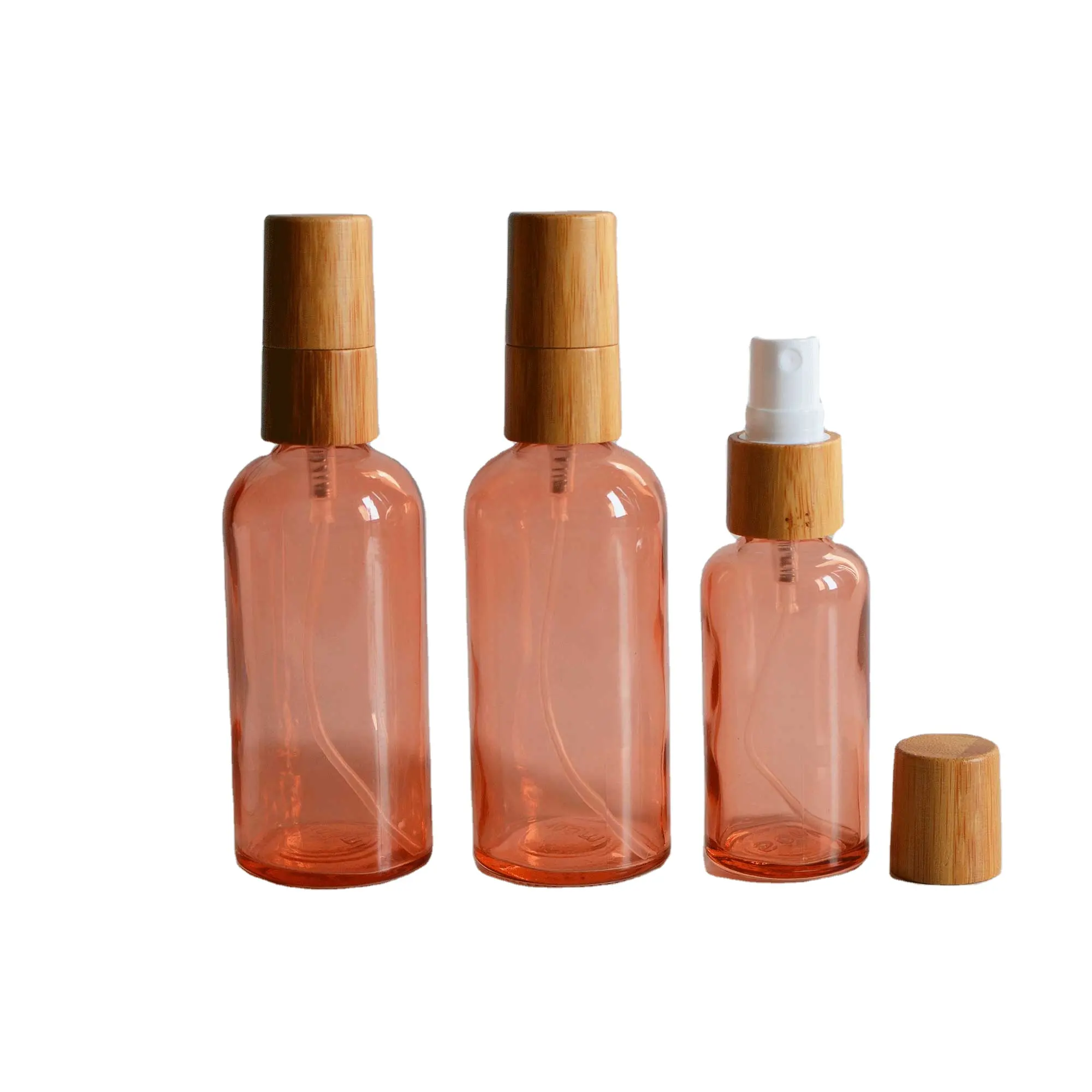 5~100ml Rose Red Glass Fine Mist Spray Bottles, 30ml Fragrance Perfume Sprayer,Refillable Containers for Essential Oils