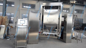 Mezclador Volumétrico de Elevación Automática de Doble Eje de Acero Inoxidable HZD de Alta Calidad, 500L, Mezclador de Tolva con Elevación Automática - Product Image 2