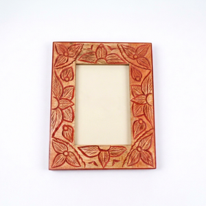 Cadre photo en bois floral personnalisé fait main OEM ODM, cadre photo en bois sculpté, décoration intérieure DECORYUG - Product Image 1