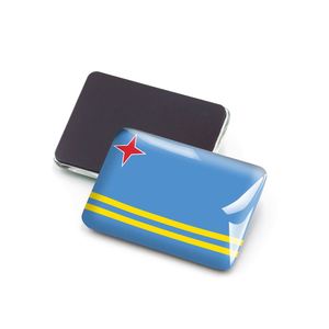 Imán de Cristal Promocional, Idea de Regalo de Recuerdo de los Países Bajos, Recuerdos Turísticos de la Isla de Aruba, Imanes para Refrigerador - Product Image 1