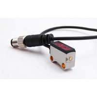 Sensor Fotoelektrik NPN FT 25 RHD NS M4 608 11002 10-30VDC 3 400mm Teach in Red LED M8 4 Pin untuk Otomasi