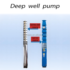 Head 60 80m 150 300m Meter Bomba de agua de pozo profundo Bomba sumergible 7,5 HP - Product Image 6