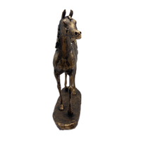 Sculpture de cheval arabe en bronze antique Weivista, trophée en résine pour les concours et les tournois de clubs