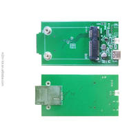 Carte adaptatrice MINIPCIE vers Type-C prenant en charge les modules dotés d'interfaces MINIPCIE 3G, 4G et 5G