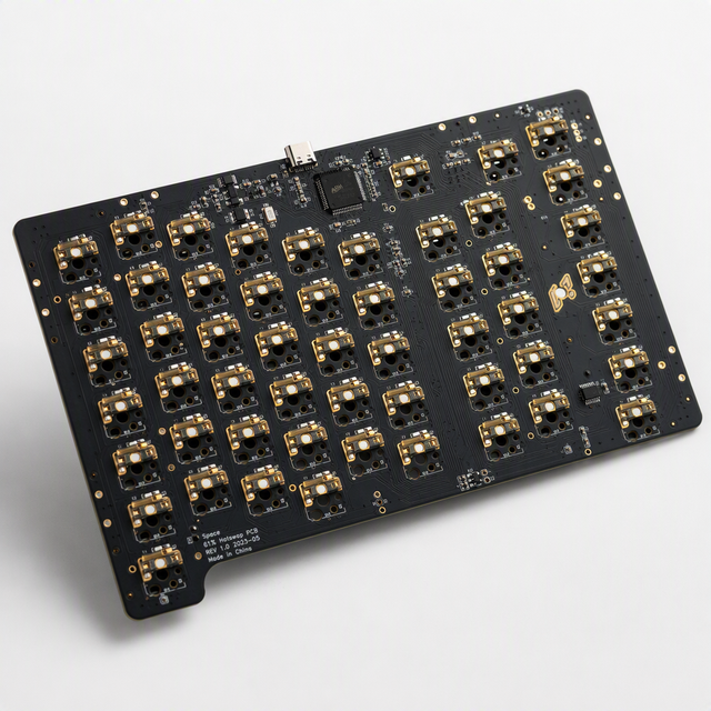 Compact 30 Key Macro Pad Mechanical Keyboard Hot Swap Programmable Device Custom PCB for CE RoHS REACH Certified Assembly Slovet
