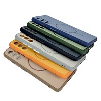 Casing Ponsel Kulit Matte untuk Samsung S26 S25 S24 Ultra Penjualan Terlaris Penutup Warna Blok Grosir Pabrik Aksesoris Ponsel