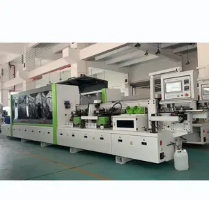 MF450A Full Automatic Woodworking Wood Furniture Pvc Veneer Corner Rounding Trimming Edge Banding Machine