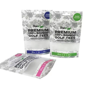 Bolsas de Embalaje de Mylar Reutilizables con Cierre <span class=keywords><strong>Personalizado</strong></span>, Ventana Transparente y Opción de Lámina de Aluminio - Product Image 1