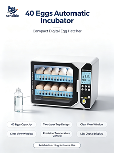 Incubateur d'œufs numérique automatique intelligent à retournement automatique pour 40 œufs de poulet, canard, oie et oiseaux - Product Image 5