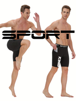 Shorts de compression pour homme à séchage rapide et haute élasticité avec poche, respirants et extensibles, pour la course, le basketball et l'entraînement
