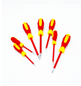 Jeu de <span class=keywords><strong>tournevis</strong></span> isolé 8 en 1 avec poignée en plastique antidérapante, jeu d'outils manuel pour électricien - Product Image 6