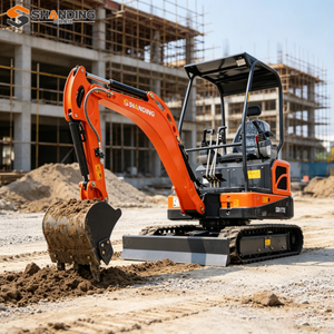 จัดส่งฟรี รถขุดขนาดเล็กจีนมาตรฐาน EPA/EURO 5 เครื่องยนต์ Kubota 2 ตัน 1 ตัน 1.7 ตัน รถขุดมีห้องโดยสาร รถขุดขนาดเล็กสำหรับขาย - Product Image 1
