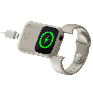 Portable 1200 MAh Mini Power Bank pour <span class=keywords><strong>Apple</strong></span> Watch Series 9 ultra 49mm Chargeur sans fil magnétique pour Iwatch Series 8 7 44mm 45mm - Product Image 2