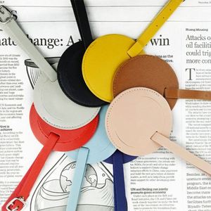 ป้ายติดกระเป๋าเดินทางหนัง PU พิมพ์ลายขายส่ง พร้อมป้ายชื่อโลโก้แบบกำหนดเอง สำหรับกระเป๋าและหนังสือเดินทาง ใช้ได้ทั่วโลก - Product Image 6