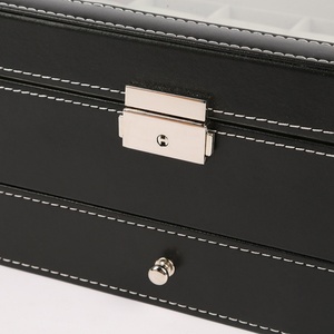 Luxury Jewelry Leather <b>Watch</b> Box <b>Watch</b> Storage Packaging Box Spot Open Window <b>Ring</b> <b>Watch</b> Boxes - Product Image 3