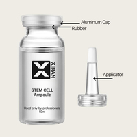 Ampoule OEM/ODM 10 ml aux cellules souches hydratante et nourrissante avec lécithine et extrait de culture de callus de thé vert pour sérum visage