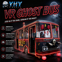 Simulateur de réalité virtuelle dynamique Ghost Bus, machine de jeu VR à thème d'horreur pour salle d'arcade