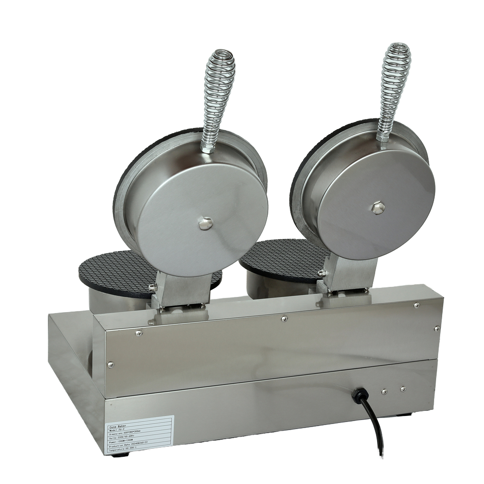 Vaker Machine Dual Plate Cone Baker Machine Large Capacity Wide Voltage High Output ...