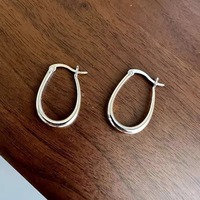 Vente en gros d'usine, approvisionnement en vrac, best-seller, boucles d'oreilles classiques en forme de goutte d'eau et à clous, boucles d'oreilles minimalistes haut de gamme tendance pour femmes