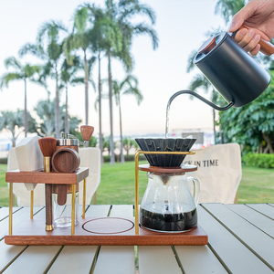 ชุดกาแฟและชาแบบพกพา Unisweet 9 ชิ้น ทำจากโลหะสแตนเลสสตีล สำหรับชงที่บ้านและเดินทางแคมป์ปิ้ง - Product Image 2
