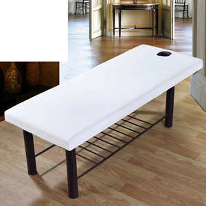 Yeni güzellik salonu masaj elastik yatak örtüsü yüksek streç düğün otel doğum günü masa örtüsü büfe bez masa seti Deco - Product Image 4