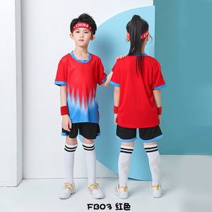 Ensemble de maillot de football unisexe à manches courtes en spandex/coton imprimé par transfert thermique, séchage rapide, 2526, uniforme de club, nom du joueur 2022 - Product Image 4