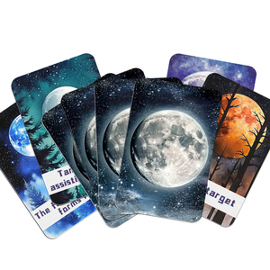 Fabbrica sorgente Custom luna mistero tarocchi produttore di stampa personalizzata 72 pezzi gioco di carte con materiale cartaceo - Product Image 5