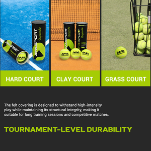 ลูกเทนนิสแบบพกพาที่มีแรงดันสูงทนทานงานตามสั่ง20% ยางขนสัตว์การฝึกอบรมโดยตรงจากผู้ผลิต - Product Image 4