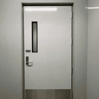 Porte coupe-feu en acier avec bande intumescente, joint d'étanchéité ignifuge, taille personnalisée pour hôtel, appartement, villa, maison, commerce