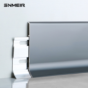 Giá rẻ biệt thự trang trí gạch lát sàn tường và sàn Bảng điều khiển cho trang trí nội thất nhôm ốp chân tường Board miễn phí phụ tùng - Product Image 6