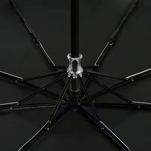 Promotional Brown <b>Folding</b> Umbrella Sombrillas Sunshade Travel Triple Sun Protection UV Custom LOGO Umbrellas for Rain - Product Image 4