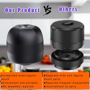 Accessoires de cuisine 6 en 1, couvercle hermétique à valve <span class=keywords><strong>sous</strong></span> <span class=keywords><strong>vide</strong></span> pour bouteille, scellant pour boîte de conserve, kit de scellant <span class=keywords><strong>sous</strong></span> <span class=keywords><strong>vide</strong></span> électrique pour bocal en verre - Product Image 5