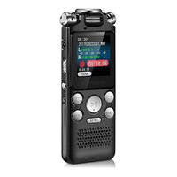 Grabadora de Voz Digital USB 2.0 de Aleación de Zinc 8822, con Reducción de Ruido, Pantalla a Color, Estilo Walkman, Portátil, con Control por Voz
