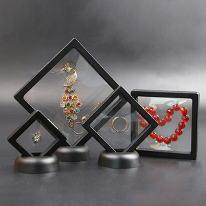 Caja de Regalo con Marco Flotante de Plástico Transparente y Membrana de Película PE, con Logotipo Personalizado, para Joyería, Pulseras, Aretes, Anillos y Collares - Product Image 5