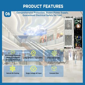 Bán buôn đầu ra 24V 400W IP67 không thấm nước dẫn lái xe chuyển đổi điện áp duy nhất AC cung cấp điện cho LED chiếu sáng - Product Image 6