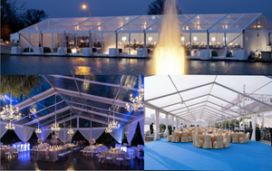 Grande Tente de Réception <span class=keywords><strong>Transparente</strong></span> en PVC pour Mariage, Banquet Extérieur, Exposition Commerciale et Événement - Product Image 4