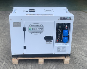 Generador diésel de potencia silenciosa 10KVA 10KW alternador de CA monofásico generadores diésel Dinamo - Product Image 3